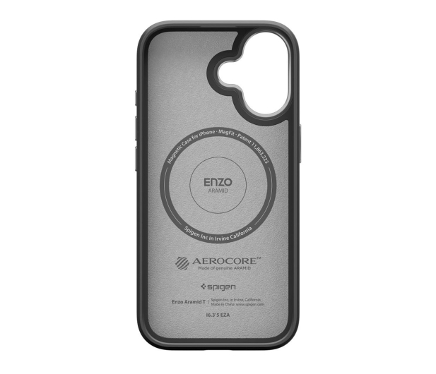 SPIGEN Enzo Aramid ”T” Mag Magsafe do Iphone 17 Black/Silver 8800283311181 - 1359813 - zdjęcie 2
